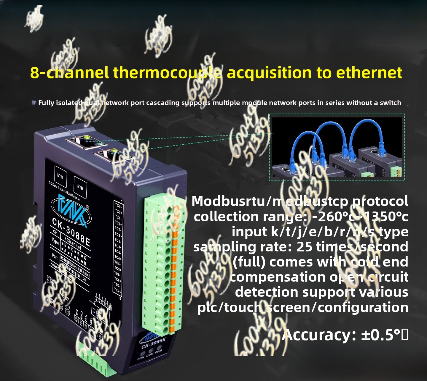 apply to 8CH Fully Isolated K- - огляд і ціна Power Over Ethernet