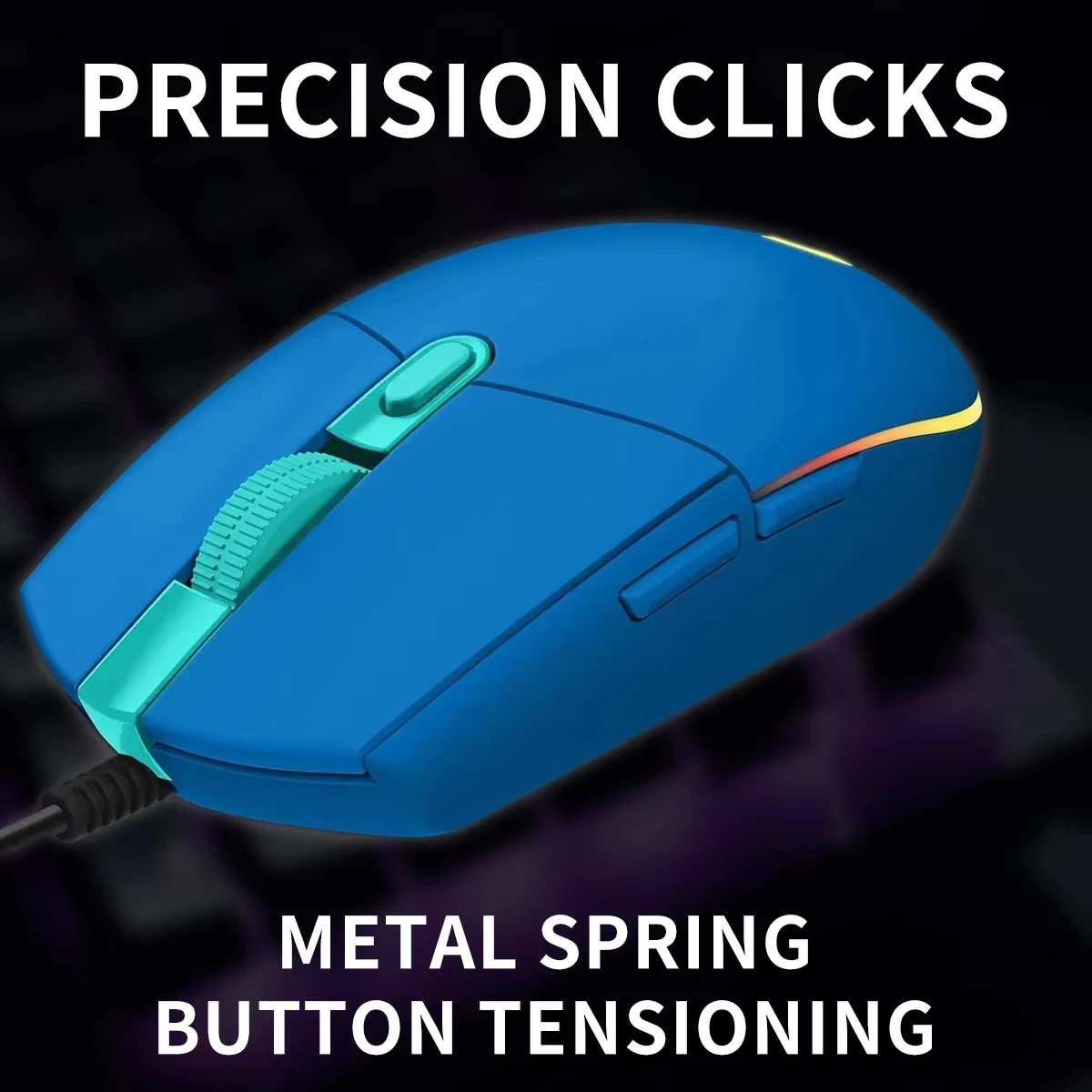 Logitech G203 LIGHTSYNC Wired  - огляд і ціна Logitech Mouse G203